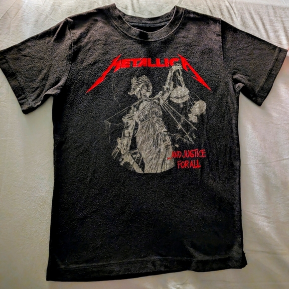 Metallica Other - Kid's 5T Metallica 'And Justice For All' Vintage-inspired Black Tshirt